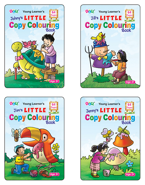 Little Copy Colouring Book (Set of 4 Books)